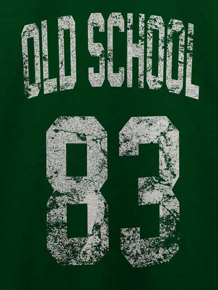 oldschool-1983-t-shirt dunkelgruen 4