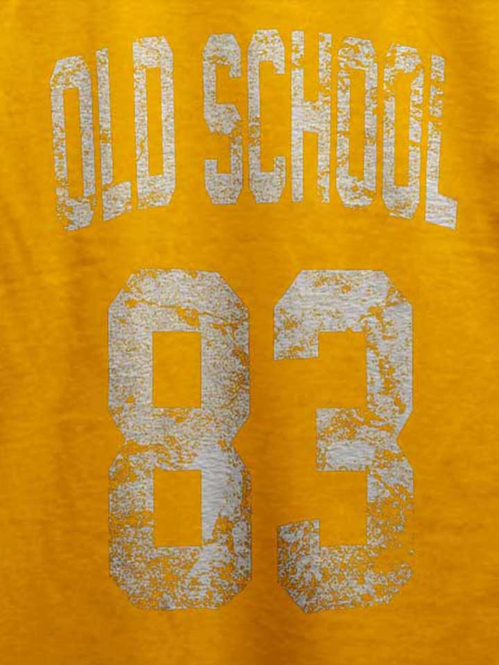 oldschool-1983-t-shirt gelb 4