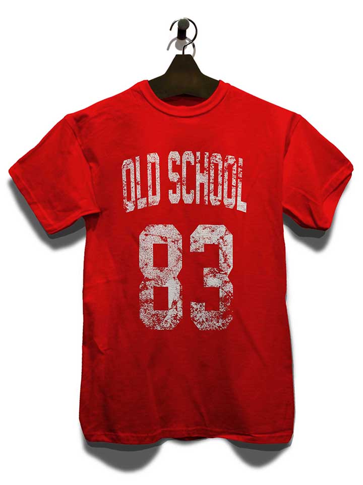 oldschool-1983-t-shirt rot 3