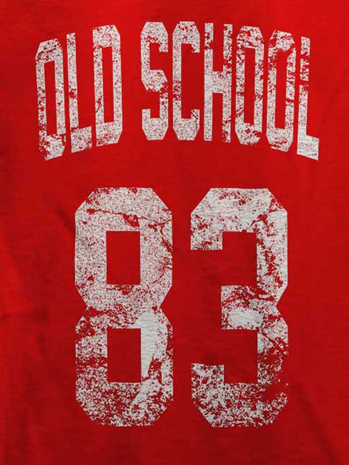 oldschool-1983-t-shirt rot 4
