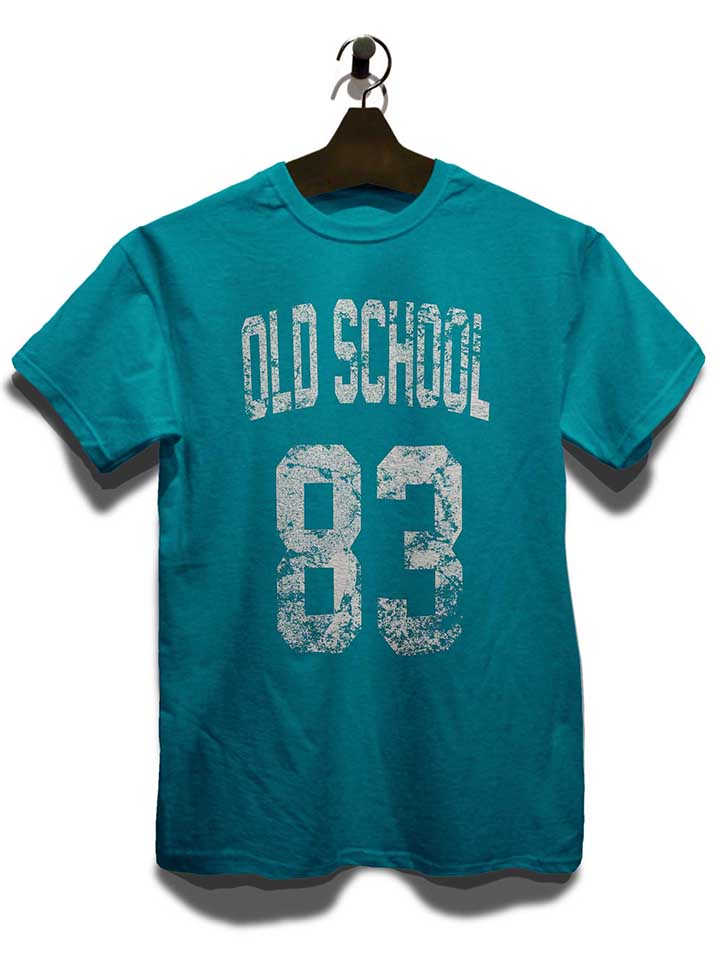 oldschool-1983-t-shirt tuerkis 3