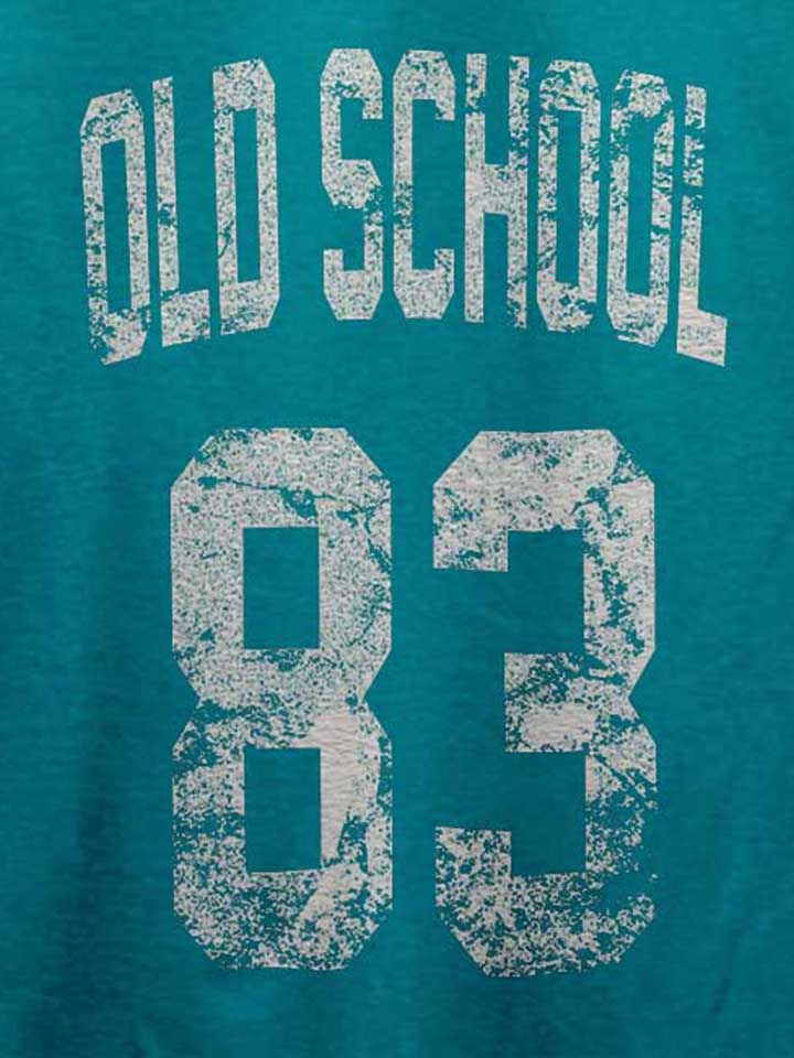 oldschool-1983-t-shirt tuerkis 4