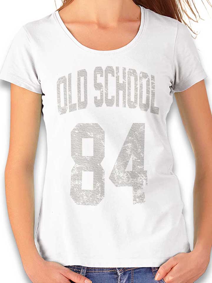 oldschool-1984-damen-t-shirt weiss 1