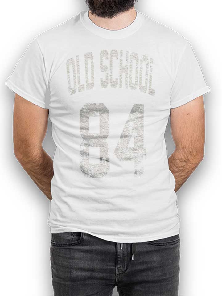 Oldschool 1984 Camiseta blanco L