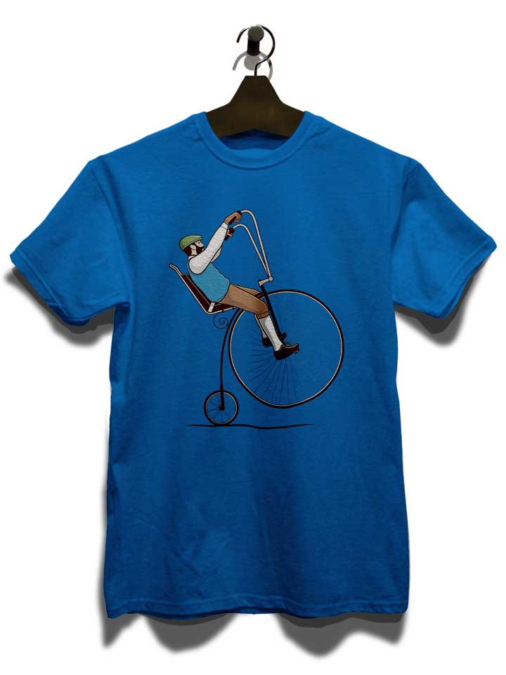 oldschool-bike-wheelie-t-shirt royal 3