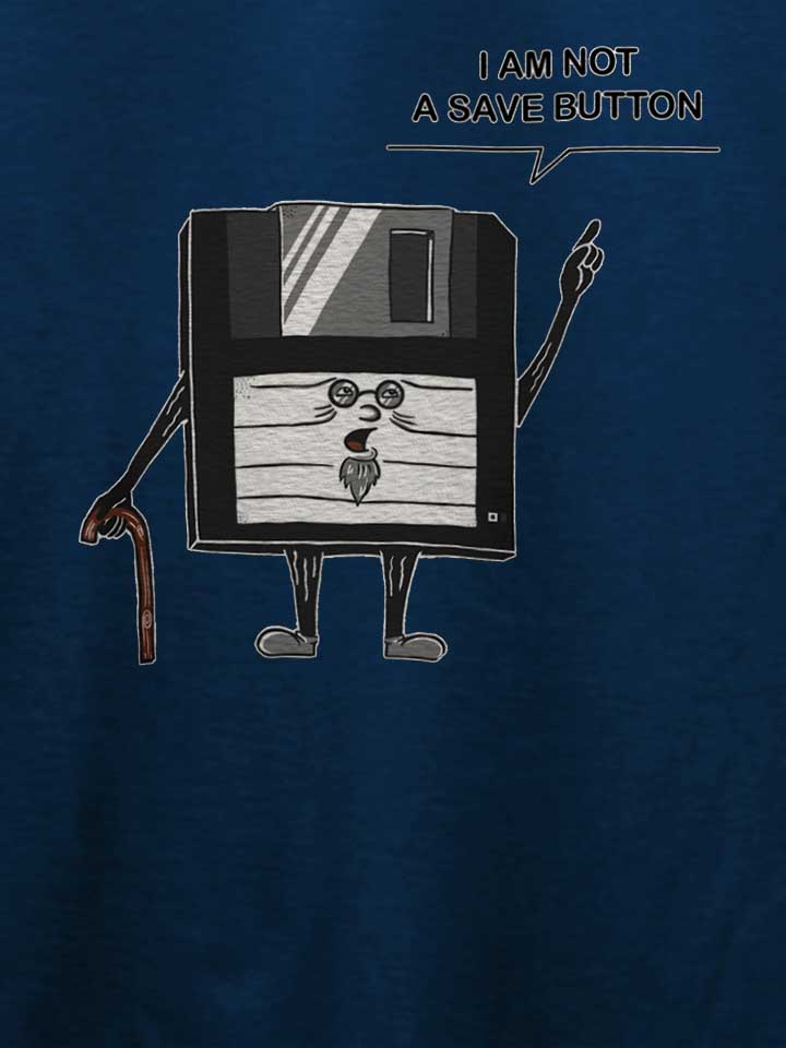 oldschool-geek-disc-t-shirt dunkelblau 4