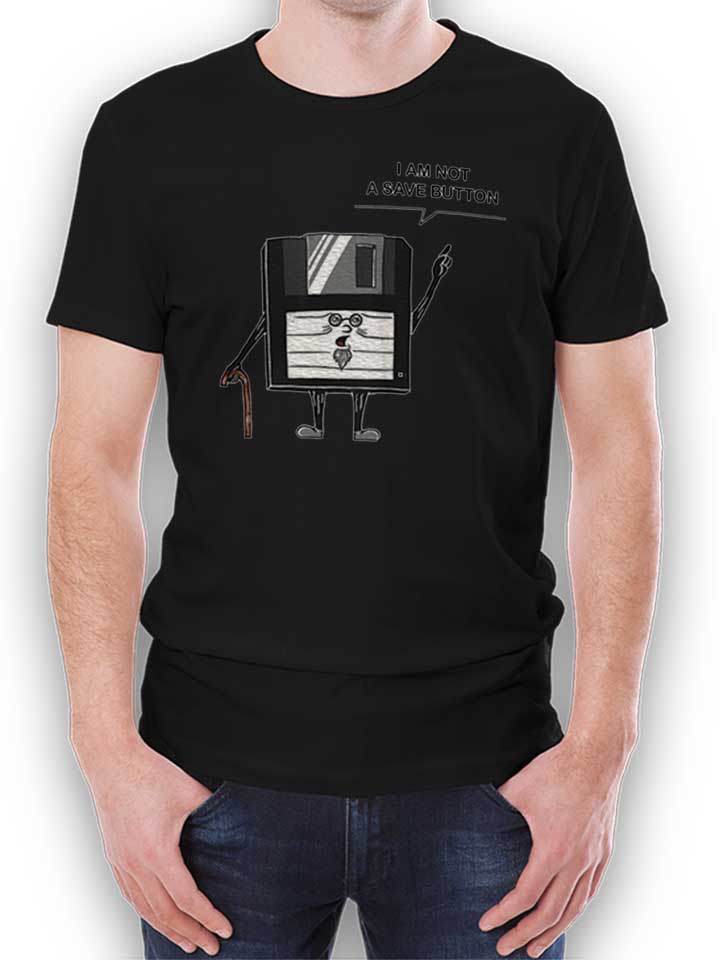 oldschool-geek-disc-t-shirt schwarz 1
