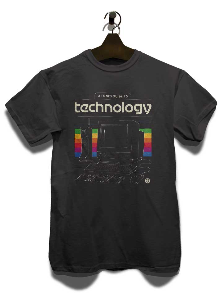 oldschool-technology-t-shirt dunkelgrau 3