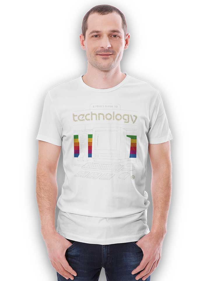 oldschool-technology-t-shirt weiss 2