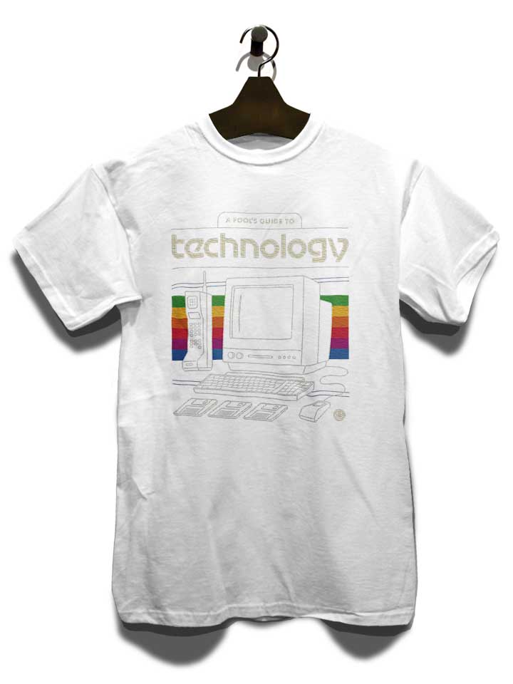 oldschool-technology-t-shirt weiss 3
