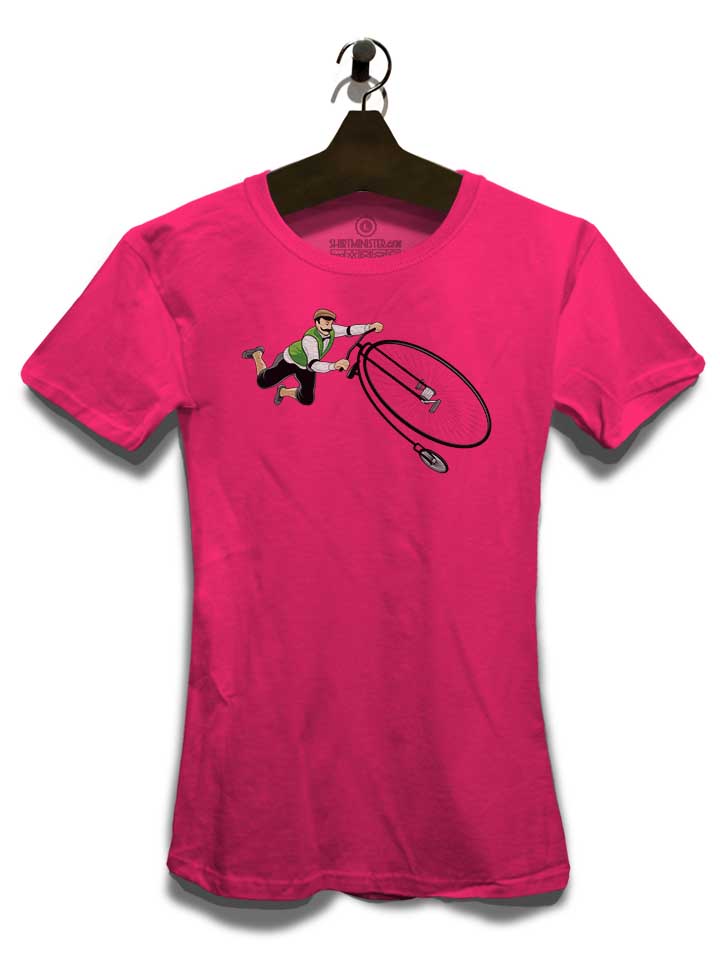 olschool-bike-tricks-damen-t-shirt fuchsia 3