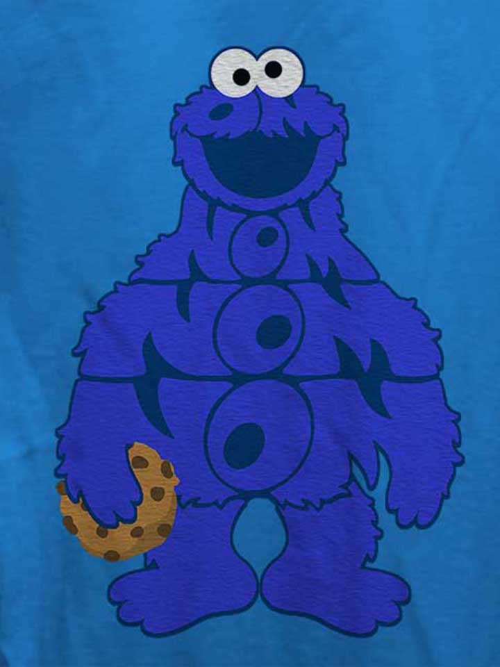 om-nom-nom-cookies-damen-t-shirt royal 4
