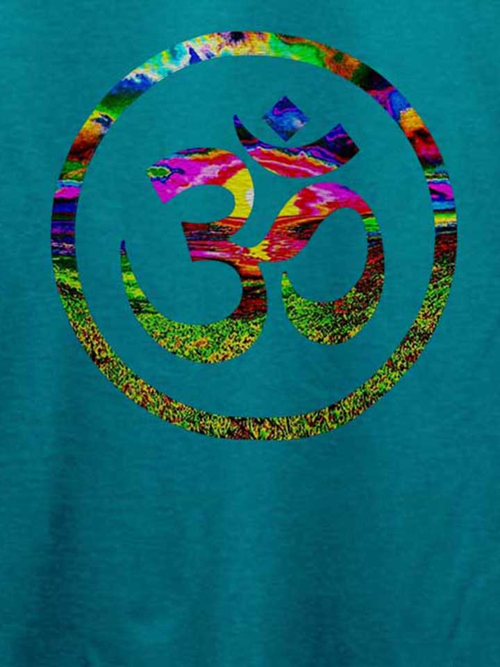 om-symbol-batik-t-shirt tuerkis 4