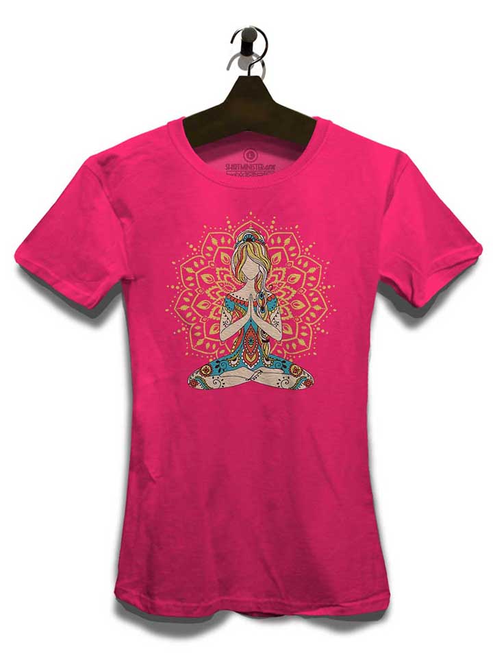 om-yoga-damen-t-shirt fuchsia 3