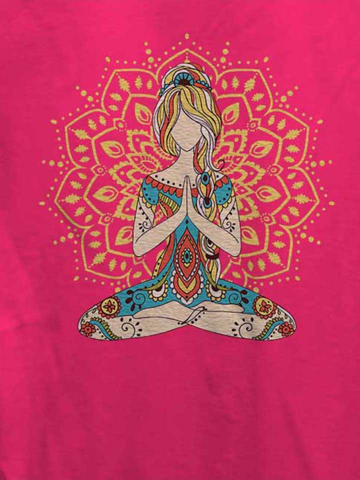 om-yoga-damen-t-shirt fuchsia 4