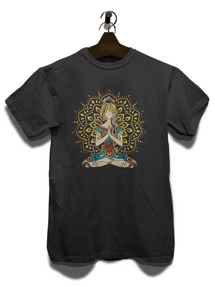 om-yoga-t-shirt dunkelgrau 3