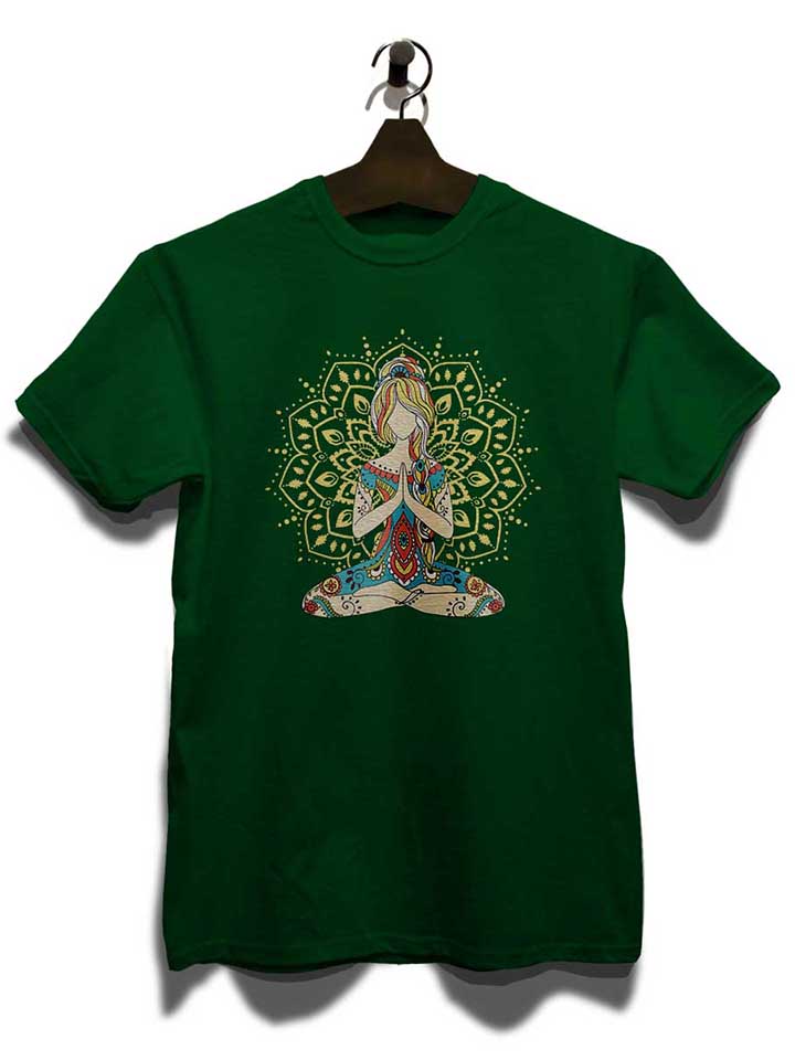 om-yoga-t-shirt dunkelgruen 3
