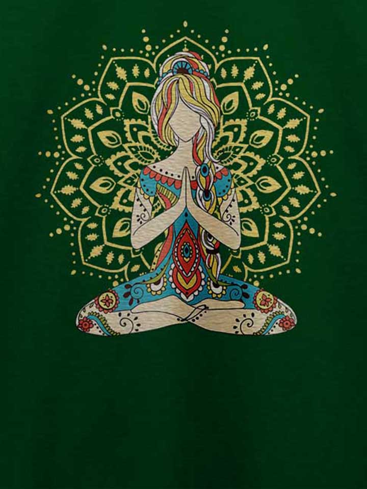 om-yoga-t-shirt dunkelgruen 4