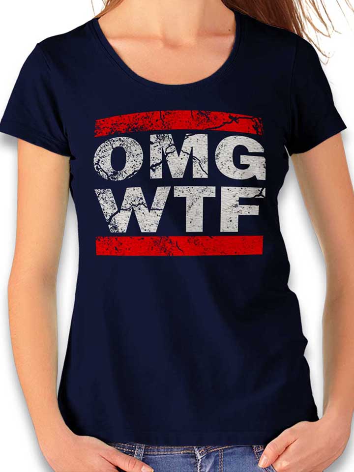 omg-wtf-damen-t-shirt dunkelblau 1
