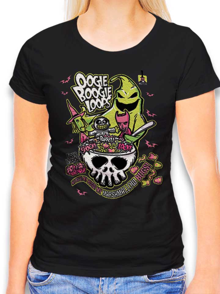 Oogie Boogie Loops Damen T-Shirt schwarz L