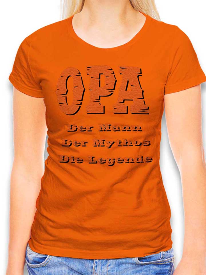 opa-der-mann-damen-t-shirt orange 1