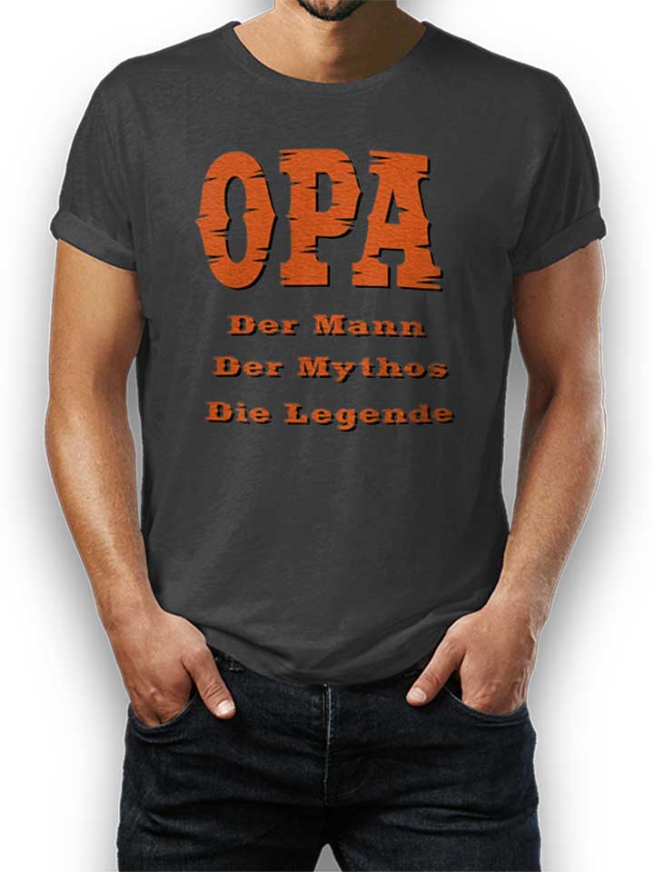 Opa Der Mann T-Shirt dark-gray L