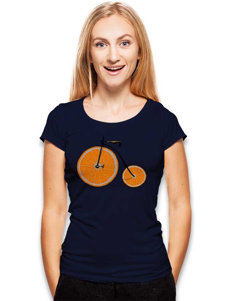 orange-bike-damen-t-shirt dunkelblau 2