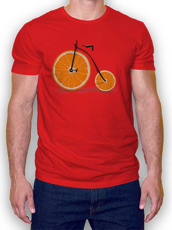 Orange Bike T-Shirt rouge L