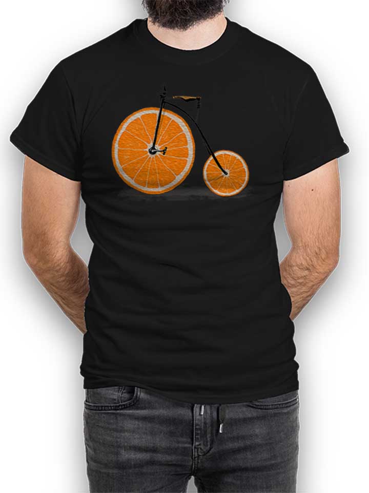 Orange Bike T-Shirt noir L