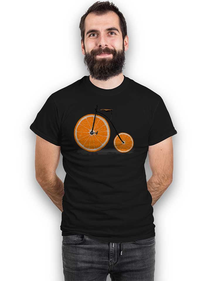 orange-bike-t-shirt schwarz 2
