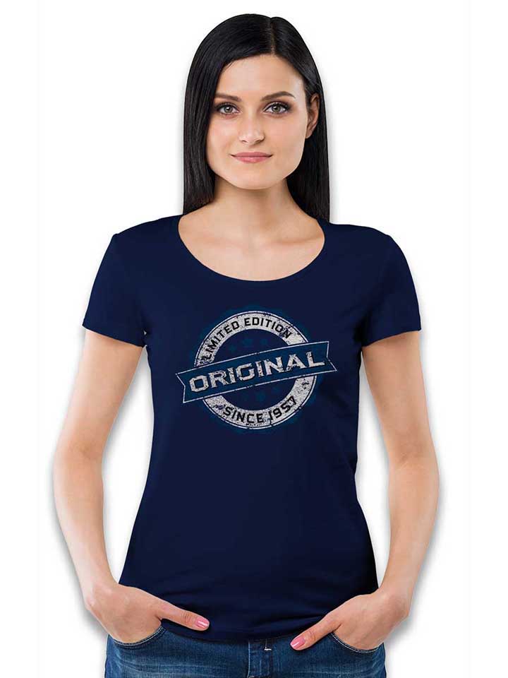 original-since-1957-damen-t-shirt dunkelblau 2
