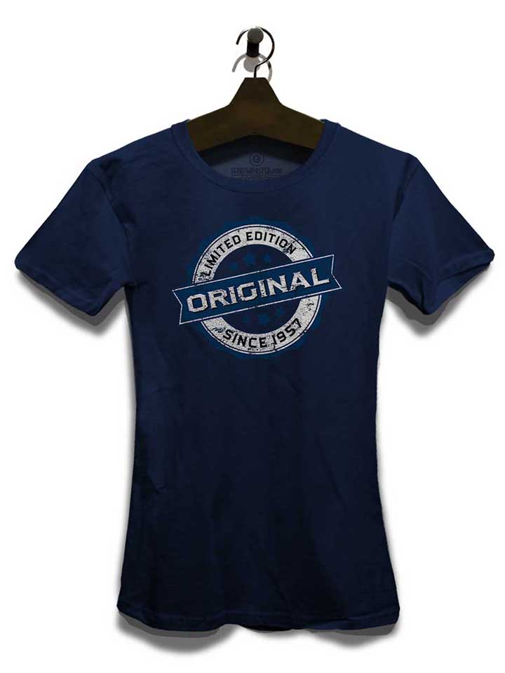 original-since-1957-damen-t-shirt dunkelblau 3