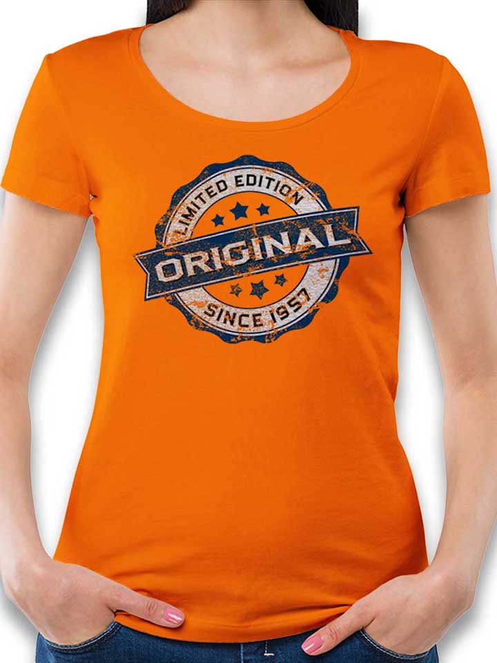 original-since-1957-damen-t-shirt orange 1