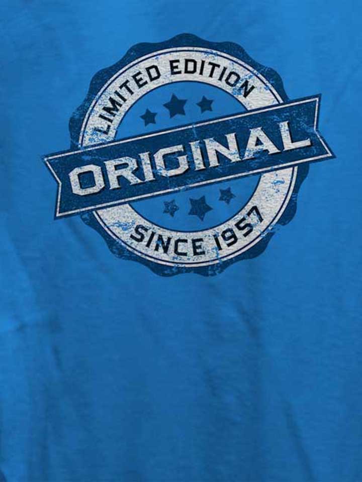 original-since-1957-damen-t-shirt royal 4