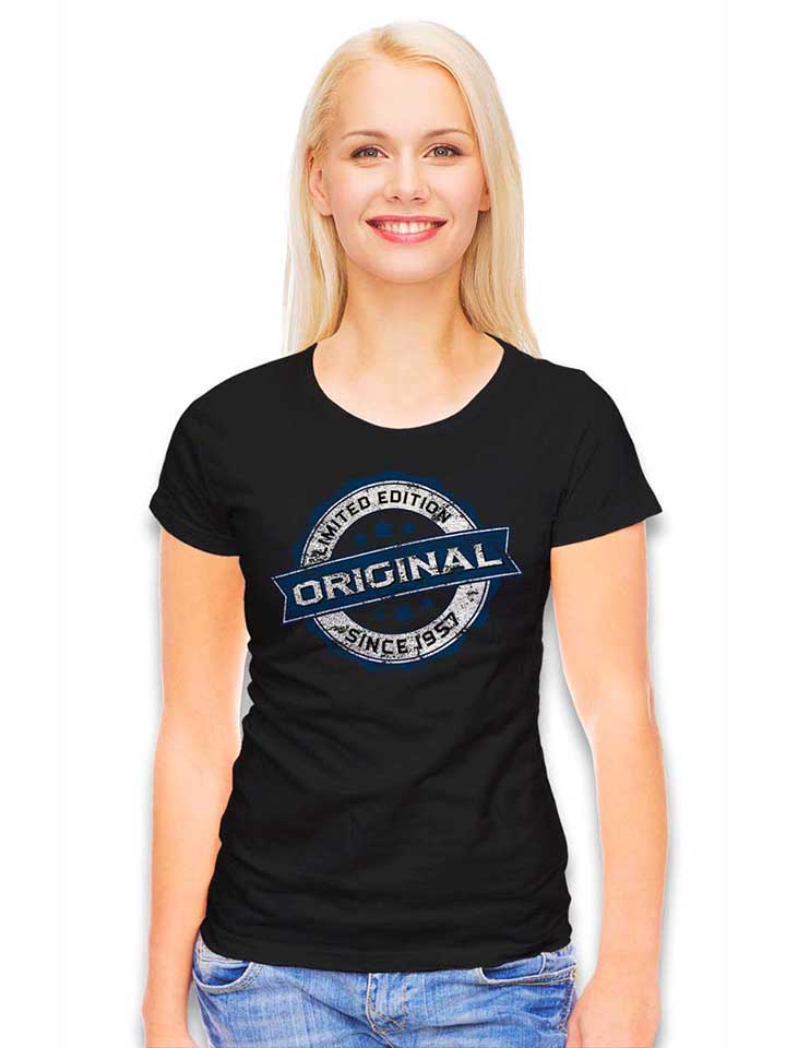 original-since-1957-damen-t-shirt schwarz 2
