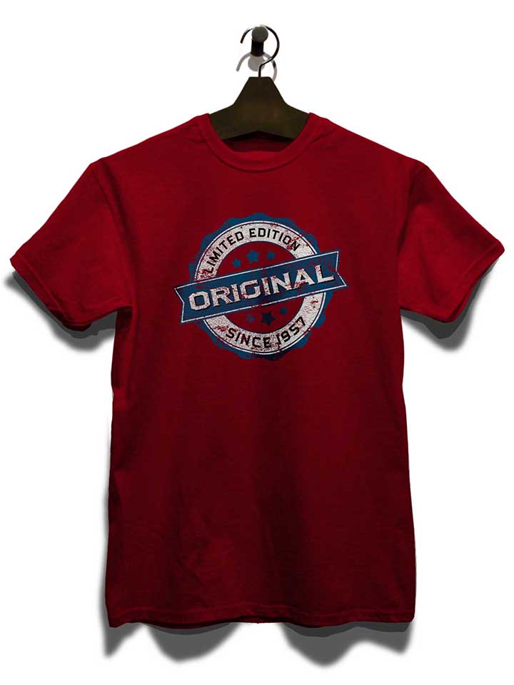 original-since-1957-t-shirt bordeaux 3