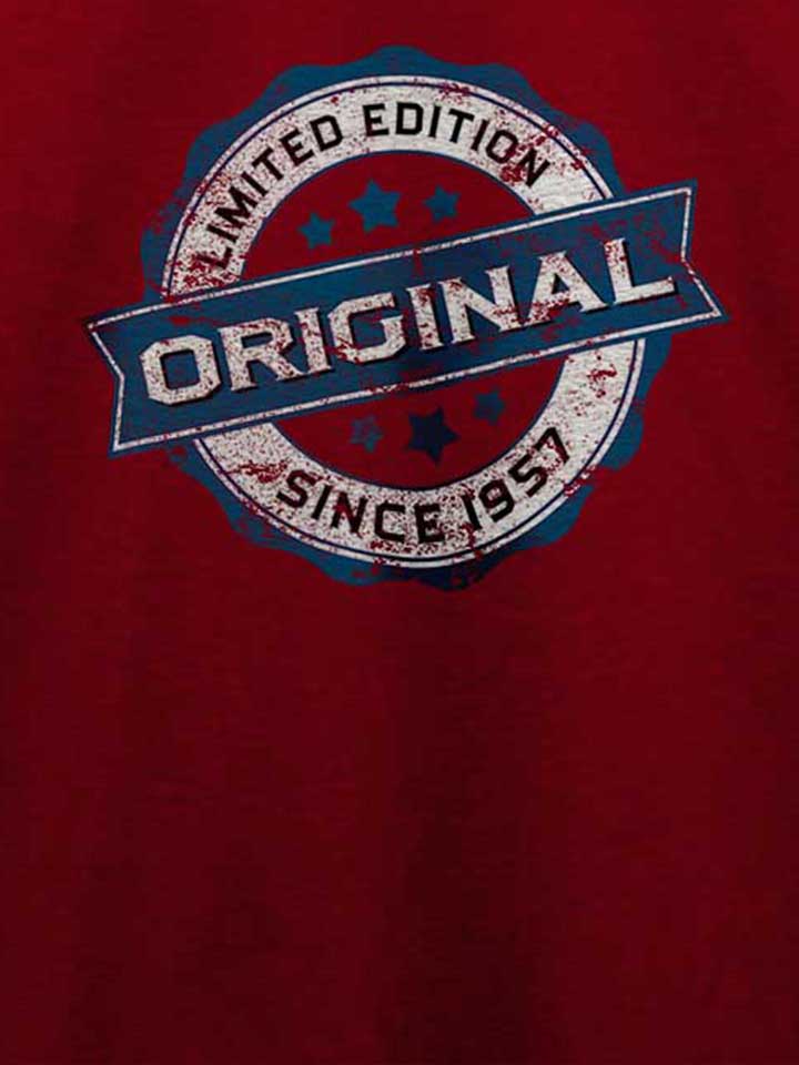 original-since-1957-t-shirt bordeaux 4