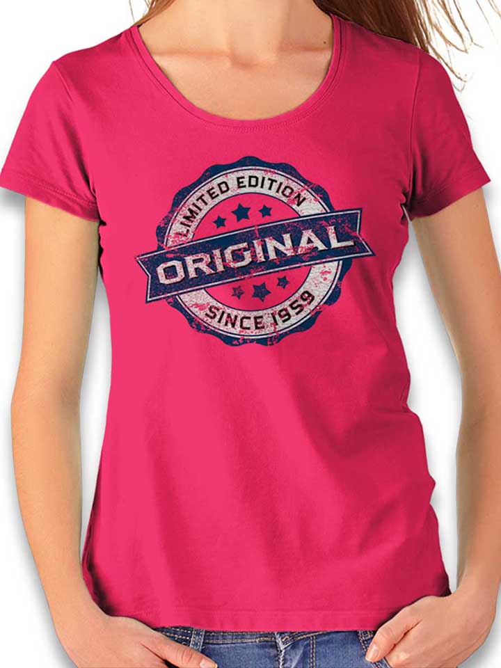 Original Since 1959 T-Shirt Donna fucsia L