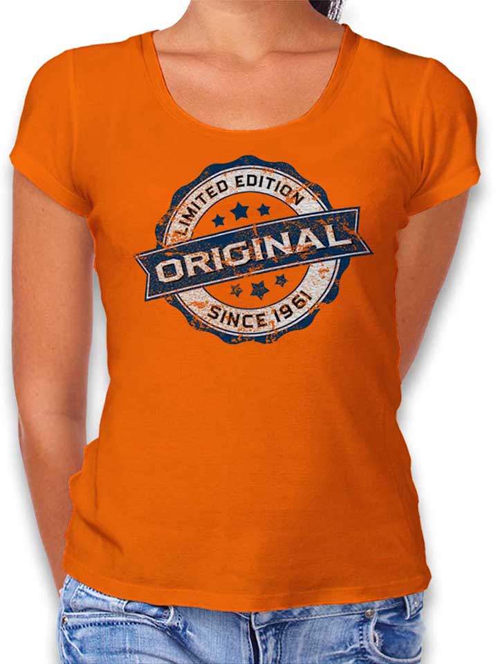 original-since-1961-damen-t-shirt orange 1