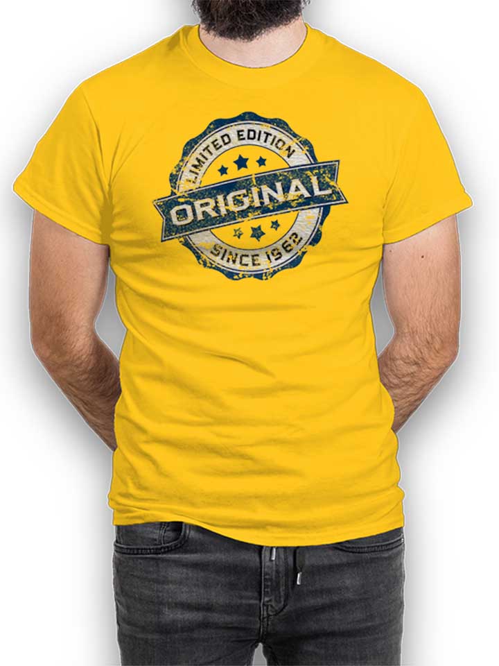 Original Since 1962 T-Shirt gelb L