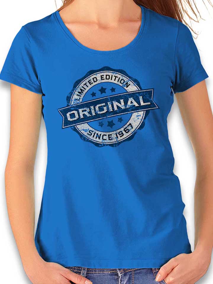 Original Since 1967 T-Shirt Donna blu-royal L
