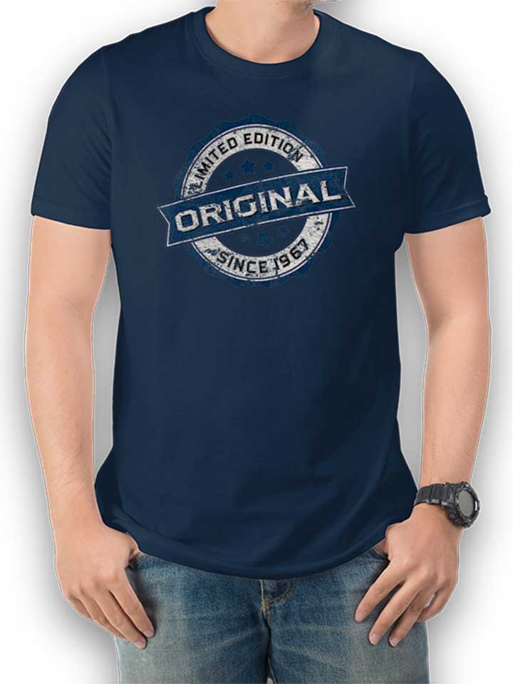 Original Since 1967 T-Shirt blu-oltemare L
