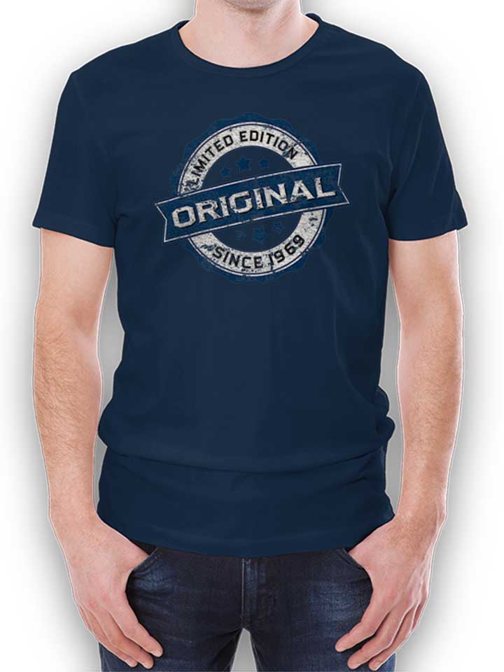 Original Since 1969 Kinder T-Shirt dunkelblau 110 / 116