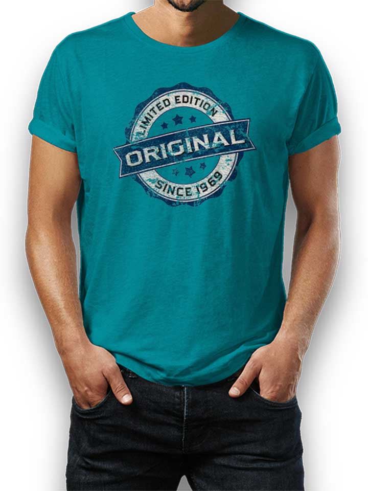 Original Since 1969 T-Shirt turquoise L