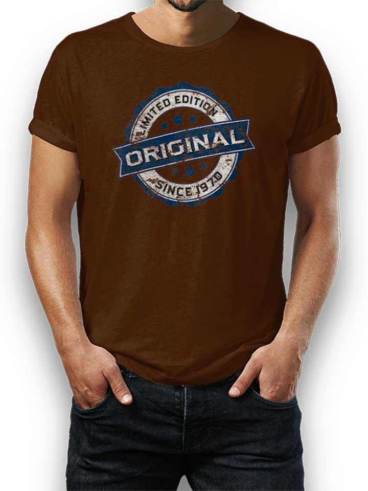 Original Since 1970 T-Shirt brown L