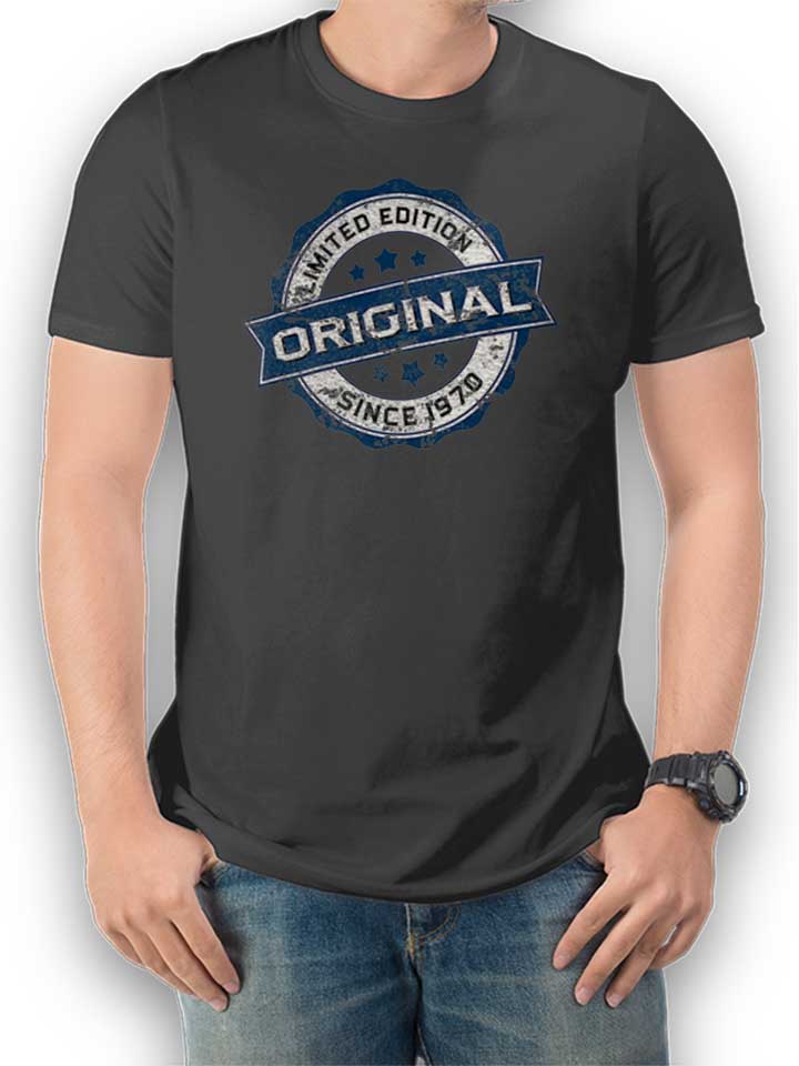 Original Since 1970 T-Shirt dunkelgrau L