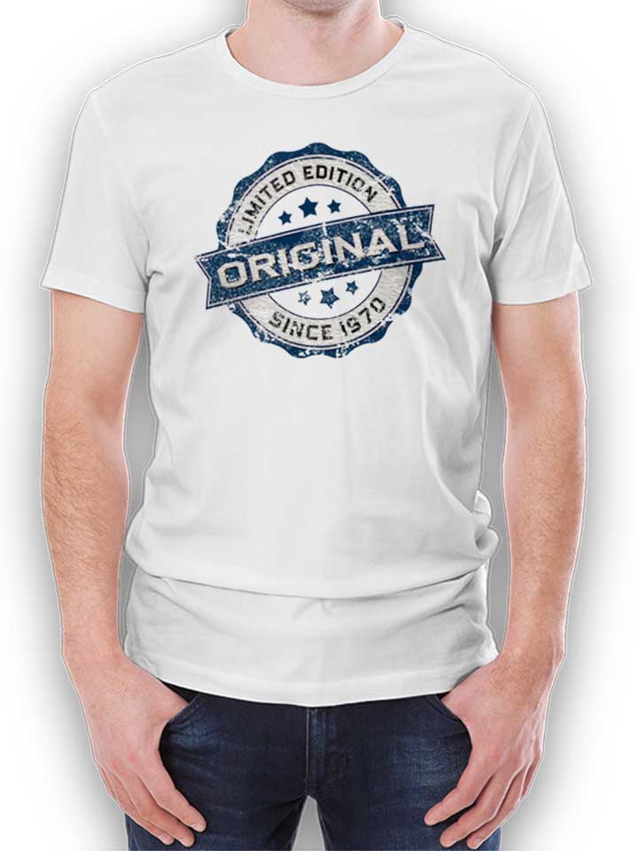 Original Since 1970 T-Shirt bianco L