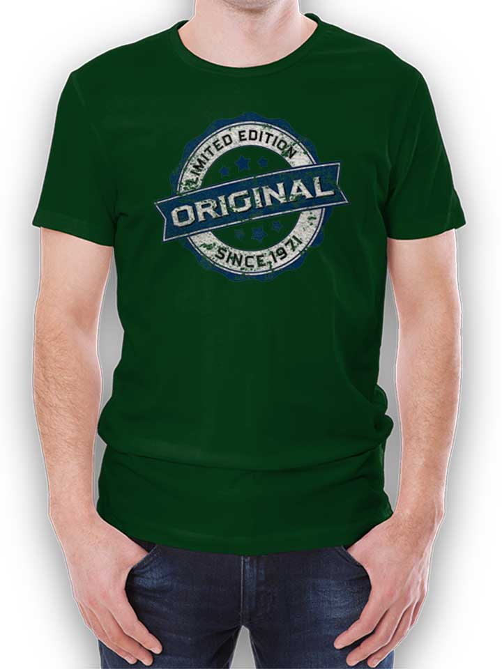 Original Since 1971 T-Shirt vert-fonc L