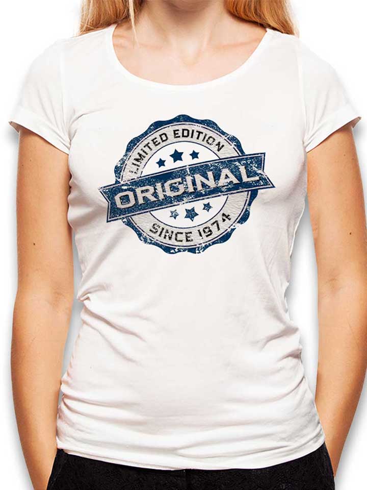 original-since-1974-damen-t-shirt weiss 1