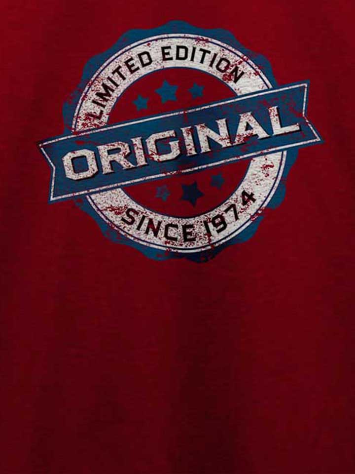 original-since-1974-t-shirt bordeaux 4